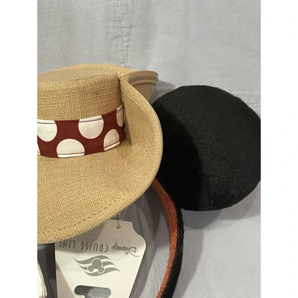 NEW Walt Disney Cruise Line Mickey or Minnie Mouse Voyager Ears Headband - Picture 2 of 3